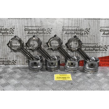 Πιστόνια + Μπιέλα Cabstar F24 2005-2010 (Εξωτερικη Διαμετρος 89mm) (4αδα)