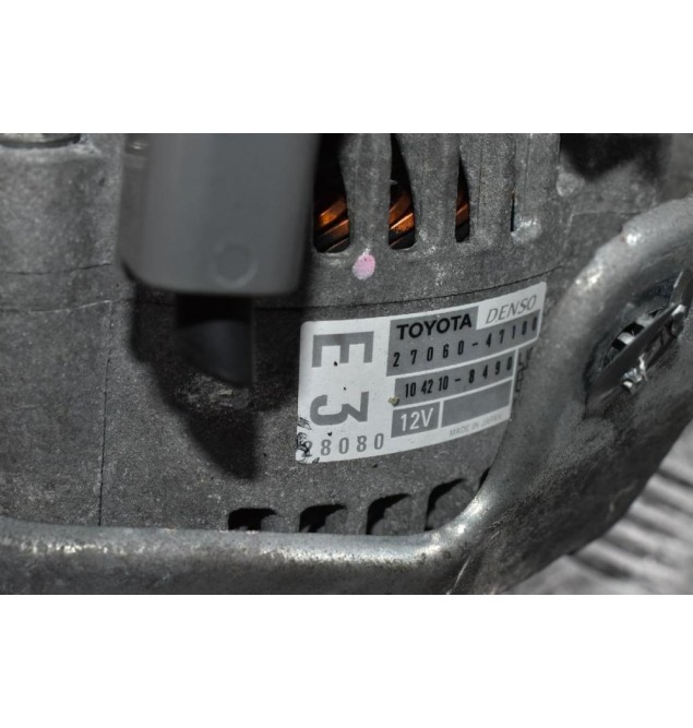 Δυναμό Toyota Yaris 1.3 1NR 2010-2015 DENSO 27060-47100 104210-8490 12V