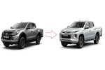 Σετ Bodykit Mitsubishi L200 2018 -> 2022 (Μετατροπη απο το παλαιοτερο σε νεοτερο μοντελο)