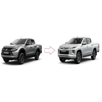 Σετ Bodykit Mitsubishi L200 2018 -> 2022 (Μετατροπη απο το παλαιοτερο σε νεοτερο μοντελο)