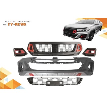 Σετ Προφυλακτήρα Toyota Hilux GUN 2015-2022 (Μετατροπη σε REVO TRD) (Bodykit)