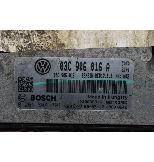 Εγκέφαλος Κινητήρα Volkswagen Golf 1.4 CAX TSI 2005-2013 BOSCH 03C906016A 0261S04391 MED17.5.5