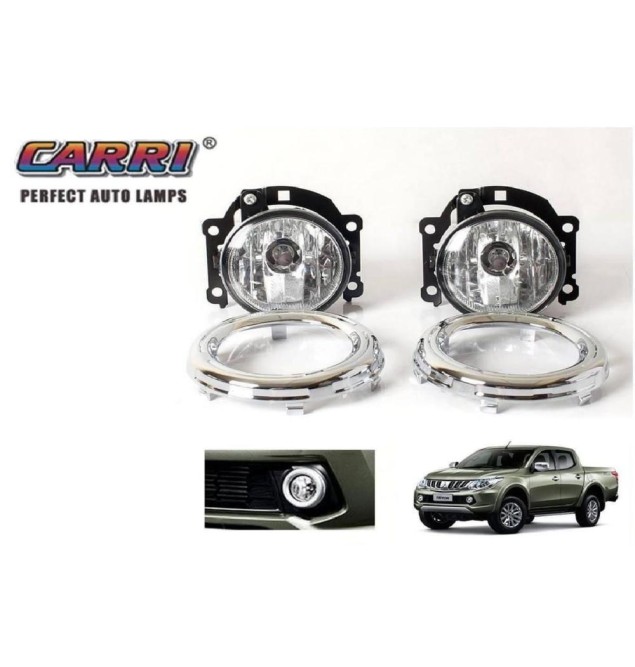 Σετ Προβολάκια Ομίχλης Mitsubishi L200 2015-2020 (Κομπλε Σετ Εγκατάστασης)