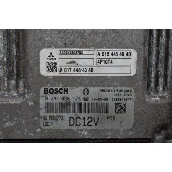 Εγκέφαλος Mitsubishi Canter Fuso 3.0 Bosch Euro6 4P10T1 2010-2017 0281020173 MK667731 A0154484940 EDC17