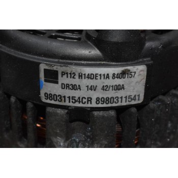 Δυναμό Opel Astra 1.7 CDTI A17DTR 2010-2015 98031154CR 8980311541 100A