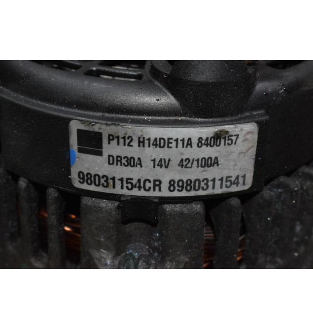 Δυναμό Opel Astra 1.7 CDTI A17DTR 2010-2015 98031154CR 8980311541 100A