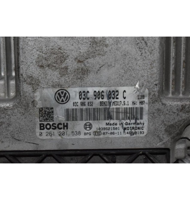 Εγκέφαλος Κινητήρα Volkswagen BMY 1.4TSI 2006-2012 BOSCH 03C906032C 0261201538 MED17.5.1