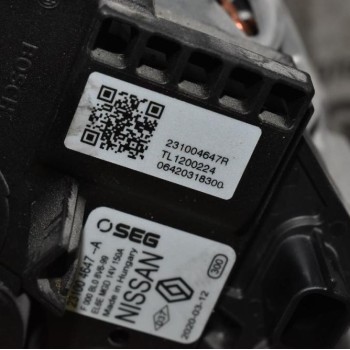 Δυναμό Renault Captur H5H D455 1.3TCe 2018-2021 231004647R 150A