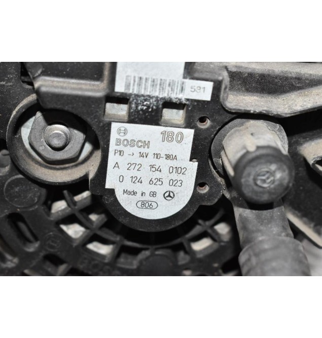 Δυναμό Mercedes-Benz CLS C219 W219 C218 272964 2003-2011 BOSCH A2721540102 0124625025 180A