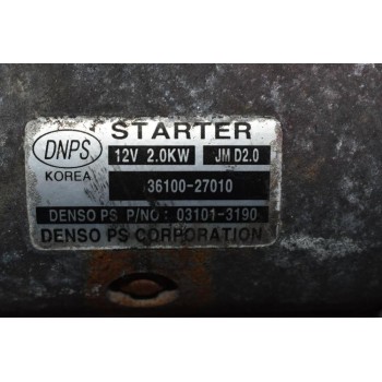 Μίζα Hyundai Santa Fe 2.2 D4EB 2005-2010 36100-27010