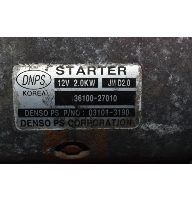 Μίζα Hyundai Santa Fe 2.2 D4EB 2005-2010 36100-27010