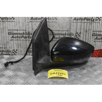 Καθρέπτης Ηλεκτρικός Αριστερός Volkswagen Polo V 2009-2014 (Μακρύ Φις) (Με Φλας) (8pins) 6R2857501