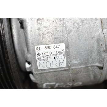Κομπρεσέρ Aircondition - A/C Κλιματισμός Peugeot 308 2008-2015 DENSO 447150-1740 (Σπάσιμο Στην Τροχαλία)