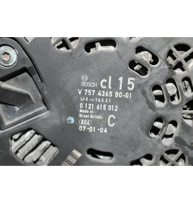 Δυναμό Mini Cooper 1.6 2006-2013 0121615012 V757436580-01 (N16B16A N12B16) (Γνήσιος)