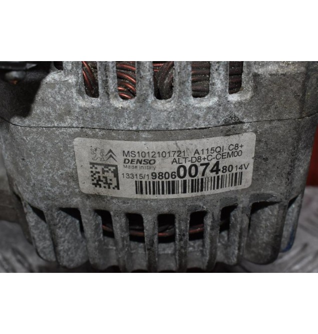Δυναμό Citroen C3 / Pegeuot 208 HMZ HM01 1.2 2015-2020 MS1012101721