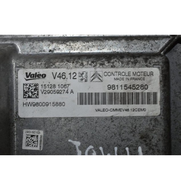 Εγκέφαλος Κινητήρα Citroen C3 / Pegeuot 208 HMZ HM01 1.2 2015-2020 9811545280 151281067 V29059274A