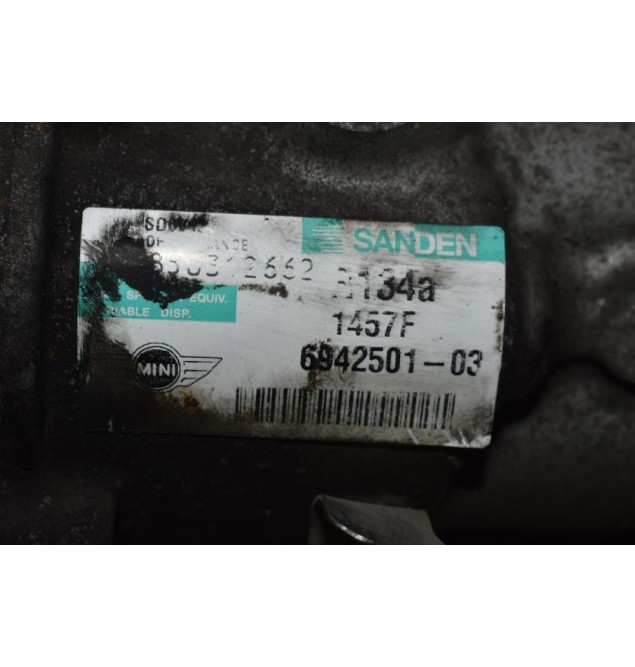 Κομπρεσέρ Aircondition - A/C  Mini Cooper R56 N12B16AA 2006-2014 SANDEN 6942501-03 1457F