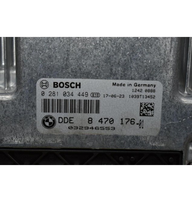 Εγκέφαλος Κινητήρα Bmw 520D F10 F11 B47D20A 2010-2018 8470176-01 0281034449