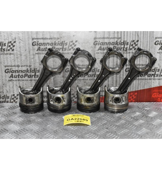 Πιστόνια + Μπιέλες Mazda B2200 E2200 2.2 R2 1988-2000 (Εξωτερικη Διαμετρος 86mm)