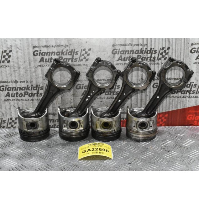 Πιστόνια + Μπιέλες Mazda B2200 E2200 2.2 R2 1988-1996 (Εξωτερικη Διαμετρος 86mm)