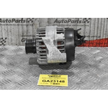 Δυναμό Fiat Doblo 1.6D Multijet 198A3000 2009-2014 51820623 100A (Μικρό Σπάσιμο Στο Πλαστικό)