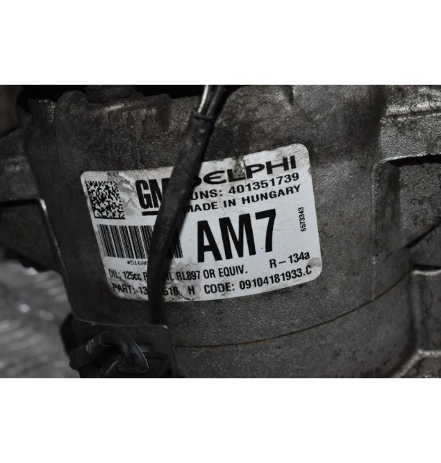 Κομπρεσέρ Aircondition - A/C Opel Astra J 1.6 B16DTL CDTI 2014-2019 DELPHI 401351739 ΑΜ7