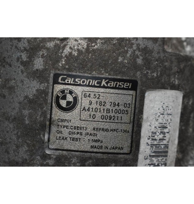 Κομπρεσέρ Aircondition - A/C Bmw E90 320 143ps N43B20A 2005-2010 9182794-03