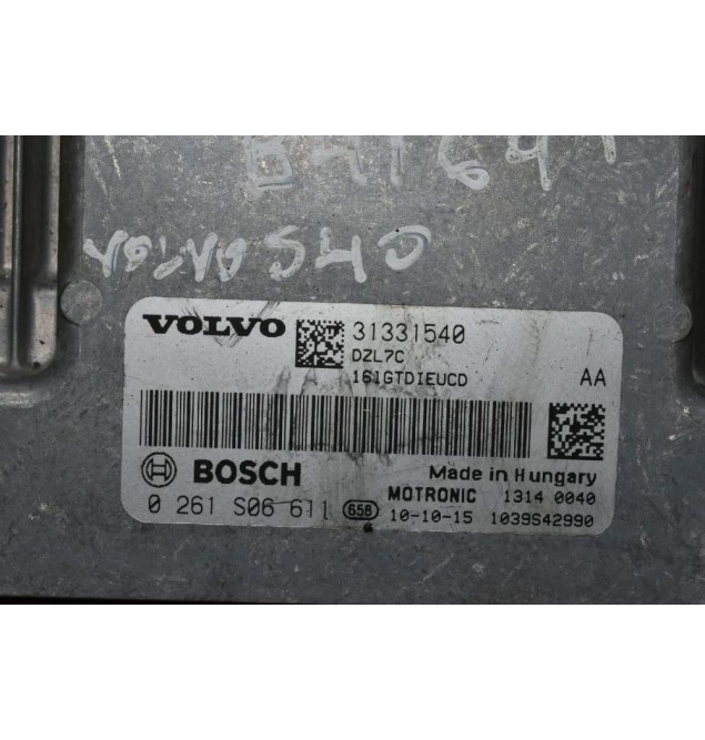 Εγκέφαλος Volvo S60 V60 S80 V70 B4164T 2008-2016 BOSCH 31331540 0261S06611