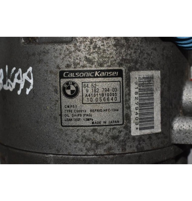 Κομπρεσέρ Aircondition - A/C Bmw E90 320 143ps N43B20A 2005-2010 9182794-03