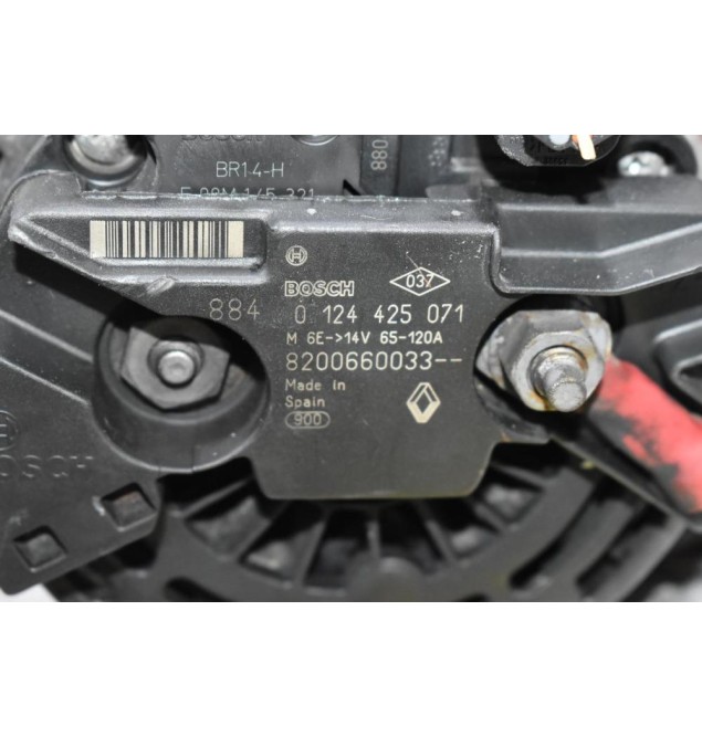 Δυναμό Nissan Juke - Qashqai 1.5 DCI K9K 677 2010-2017 8200660033-B 0124425071 120A