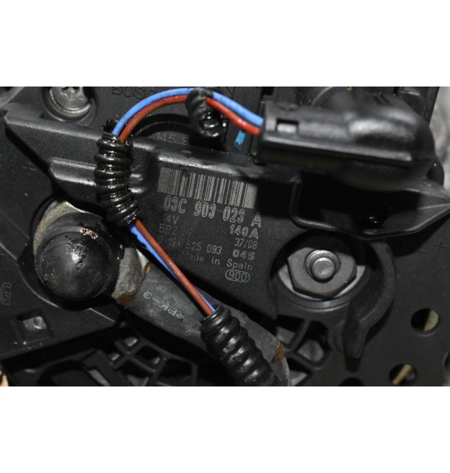 Δυναμό Volkswagen 1.4 TSI CAV BLG BMY CAX 2008-2013 03C903023A 0124525093 140A (Seat Audi Skoda) (Γνήσιος)