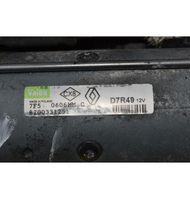 Μίζα Renault Scenic / Trafic / Nissan Primastar 1.9 DCI F9Q B264 2002-2008 VALEO 8200331251 D7R49