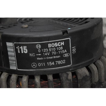 Δυναμό Mercedes-Benz C 220 1993-1999 BOSCH 0111547802 0123510108