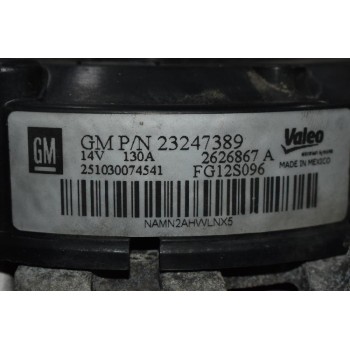 Δυναμό Chevrolet Cruze 1.8 F18D4 2008-2019 VALEO 251030074541  23247389 FG12S096