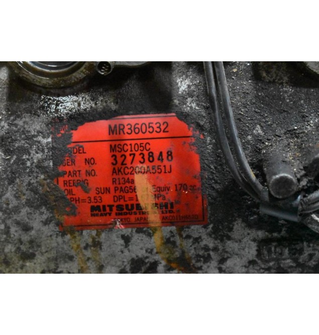 Κομπρεσέρ Aircondition Mitsubishi L200 4D56 K74 1997-2005 MR360532