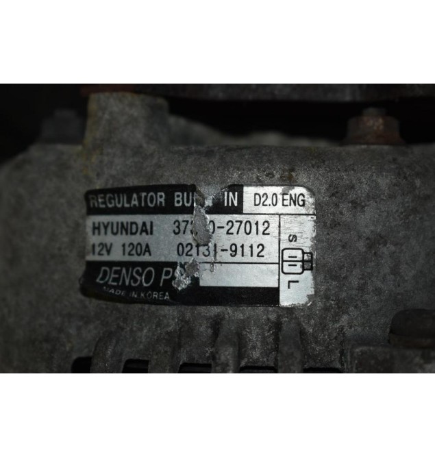 Δυναμό Kia Sportage - Tucson 2.0 CRD 140PS D4EA 2004-2009 37300-27012 120A