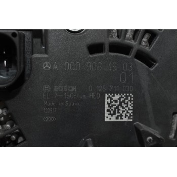 Δυναμό Mercedes-Benz B Class W246 /CLA GLA 1.6 Turbo 270910 2011-2021 A0009061903 BOSCH 0125711030