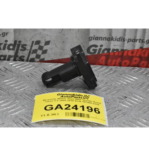 Μετρητής Μάζας Αέρα MAF Suzuki Grand Vitara 2.0 2005-2010 63J0 197400-2230