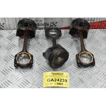 Πιστόνια Suzuki Jimny 1.3 M13A 2001-2007 (Εξωτερική Διάμετρος 78m, Πείρος 20mm) (3 Τεμαχια)