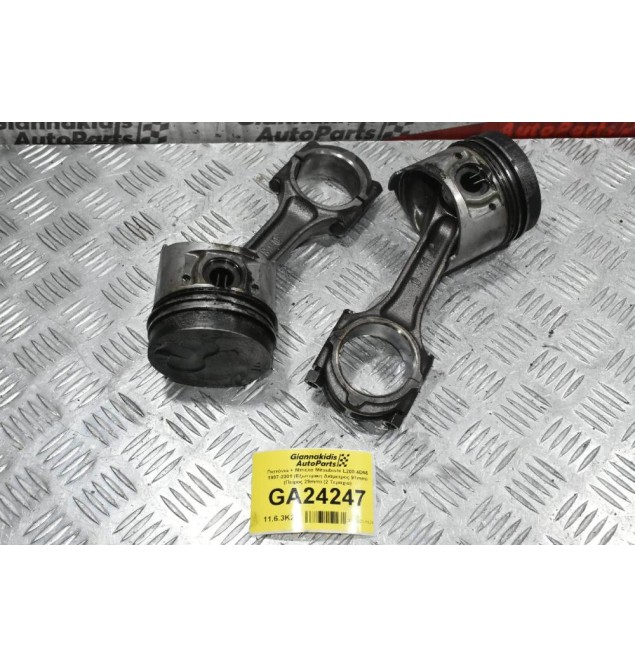 Πιστόνια + Μπιέλες Mitsubishi L200 4D56 1997-2001 (Εξωτερικη Διάμετρος 91mm) (Πείρος 29mm) (2 Τεμαχια)