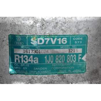 Κομπρεσέρ Aircondition Audi TT 1.8 T BAM 1998-2006 1J0820803F