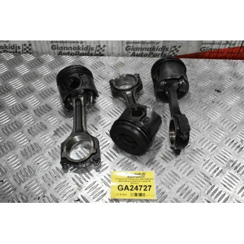 Πιστόνια Ford Transit JXFA 2005-2013 (90mm)(Πείρος 32mm) (3 Τεμάχια Με Μπιέλες)