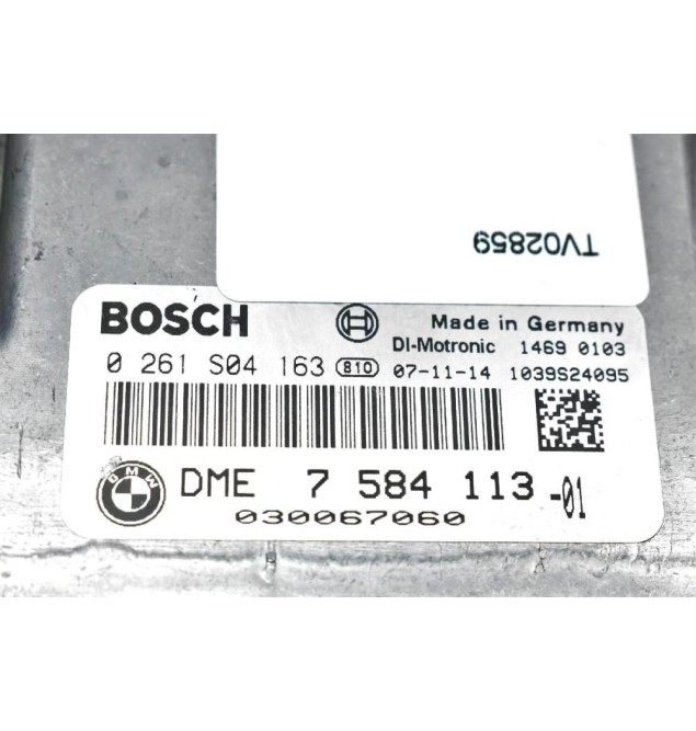 Εγκέφαλος Mini Cooper S R56 N14B16A 1.6cc 2006-2015 BOSCH DME7584113-01 0261S04163