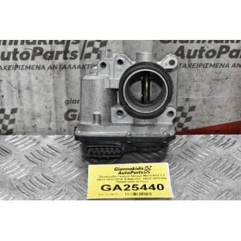 Πεταλούδα Γκαζιού Nissan Micra K13 1.2 HR12 2012-2019 3HA40-01F  HR12-107375A  79806F8000 (6 Pins)