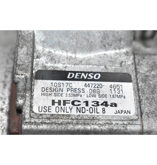 Κομπρεσέρ Aircondition - A/C Ford Maverick - Mazda Tribute 2.3 16V L3 2005-2012 DENSO 10S17C   447220-4651 HFC134a