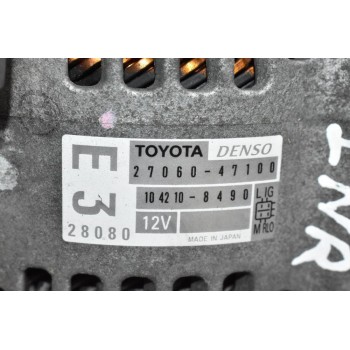 Δυναμό Toyota Yaris 1.3 1NR 2010-2015 DENSO 27060-47100 104210-8490 12V