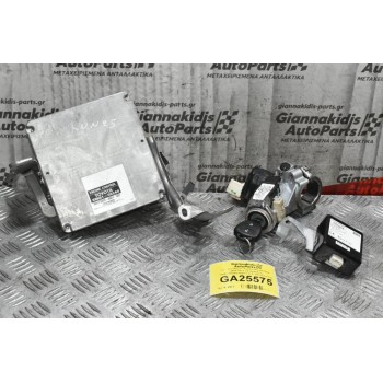 Σετ Immobilizer Toyota Hilux KUN25 2005-2012 ( Εγκέφαλος 89661-0KC60)+(Δέκτης Κ. Κλειδώματος 89741-71010)+(Μάτι 89783-71010)+(Κλειδαριά Με Κλειδί)+(Πλακέτα 89780-71020)