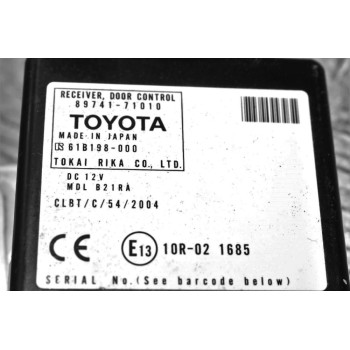 Σετ Immobilizer Toyota Hilux KUN25 2005-2012 ( Εγκέφαλος 89661-0KC60)+(Δέκτης Κ. Κλειδώματος 89741-71010)+(Μάτι 89783-71010)+(Κλειδαριά Με Κλειδί)+(Πλακέτα 89780-71020)
