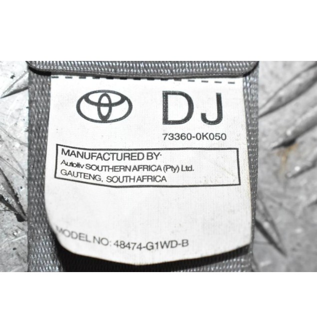 Ζώνες Πίσω Καθισμάτων Σετ Toyota Hilux KUN 2005-2015 (73360-0K050)