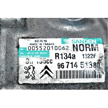Κομπρεσέρ Aircondition - A/C Peugeot 3008-5008-308 2.0 RH02 2010-2013 SANDEN 9671451380 1322F